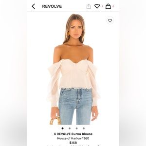 House of Harlow 1960 X Revolve Burna Blouse